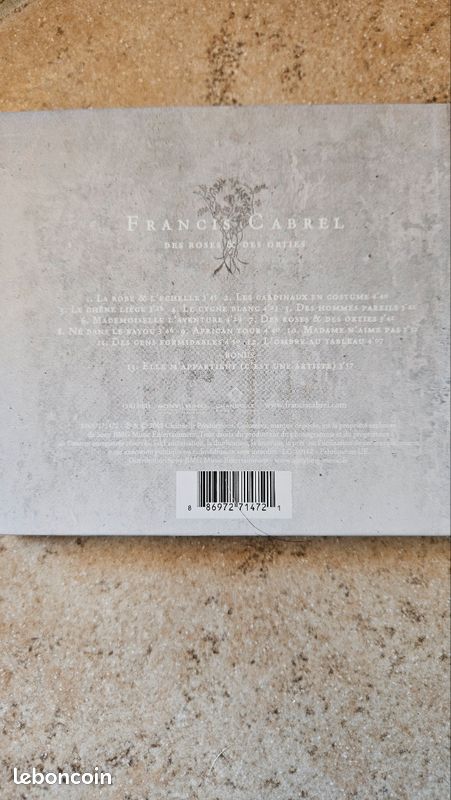 Cd Francis Cabrel (image 3)