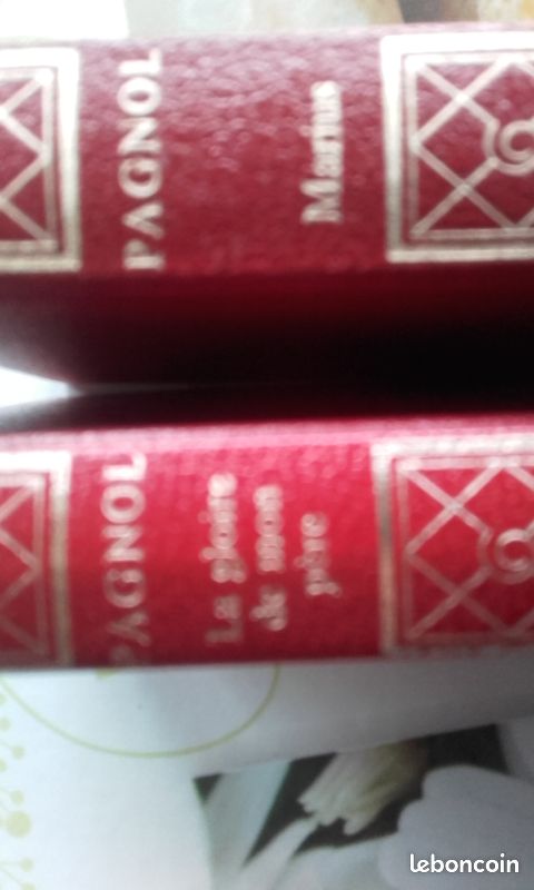 2 livres reliés PAGNOL la gloire de mon père/ Marius (image 1)