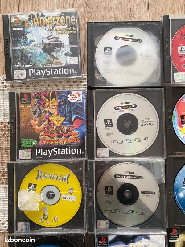 Lot De 11 Jeux PS1 – Occasion, état Correct, Pour Collection