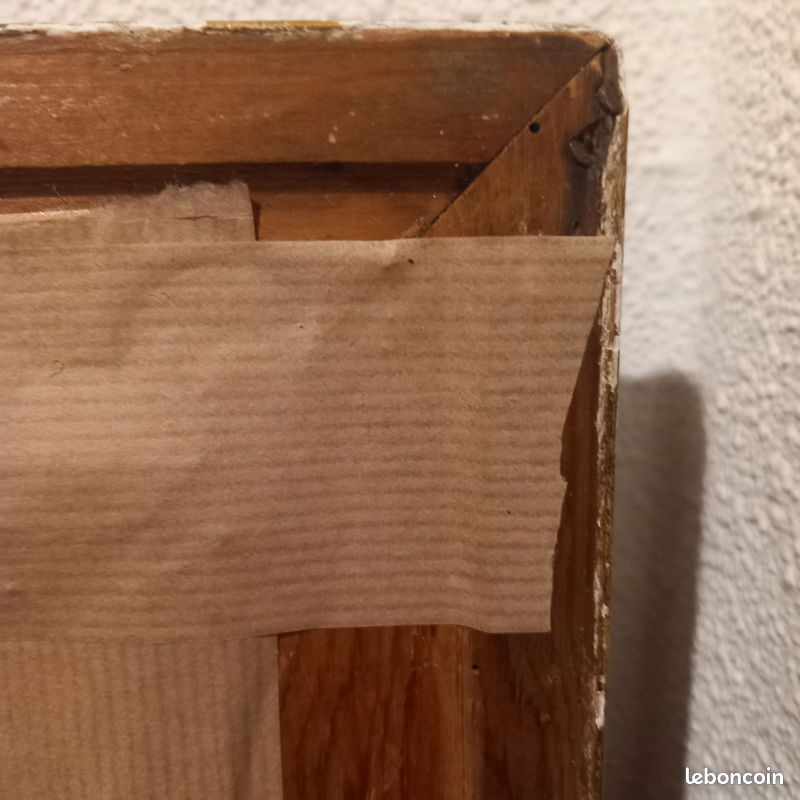 Photo ancienne dans cadre en bois doré. Fin XIXE SIÈCLE (image 12)