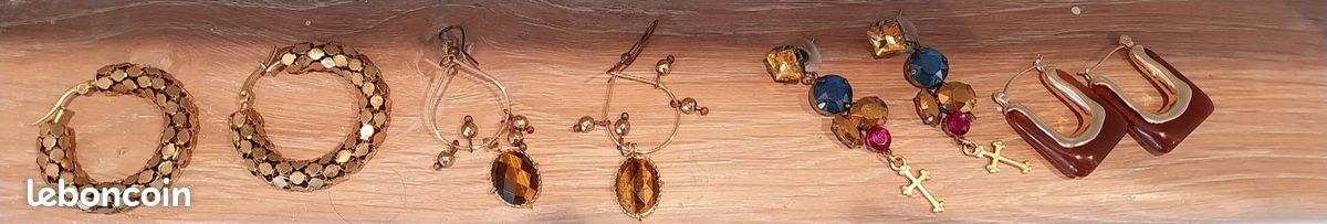 Boucles oreilles fantaisie (image 4)