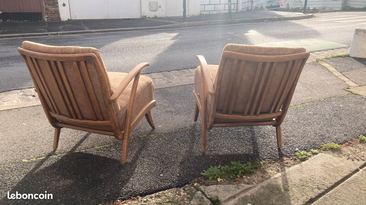 Fauteuils allemands, années 60 (image 3)