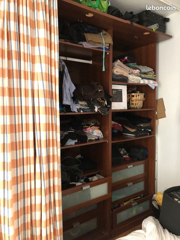 Armoire IKEA HOPEN – penderie + rangement tiroirs (image 3)