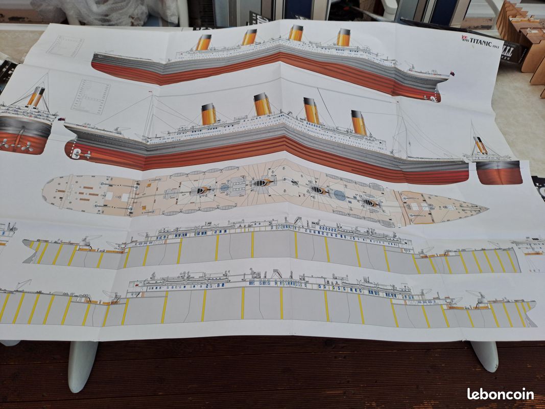 2 Maquettes Titanic Hachette 100 exemplaires (image 9)