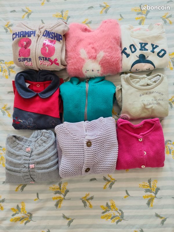 Lot vêtements hiver bébé fille 18 mois (image 3)