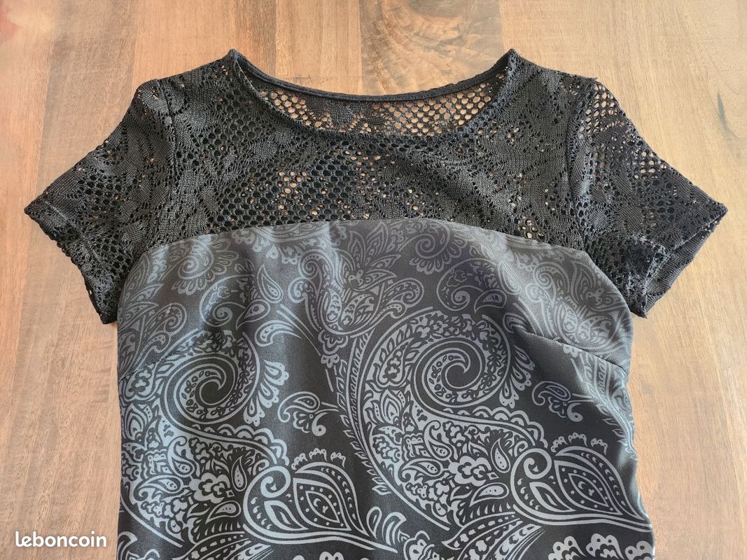 Robe patineuse chats à manches longues de fille I