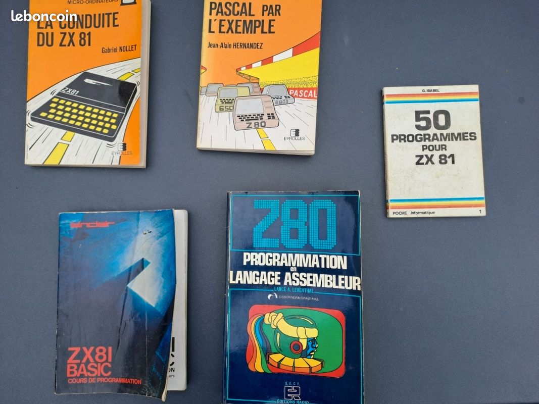 Lot livres zx 81 z80 programmation (image 1)