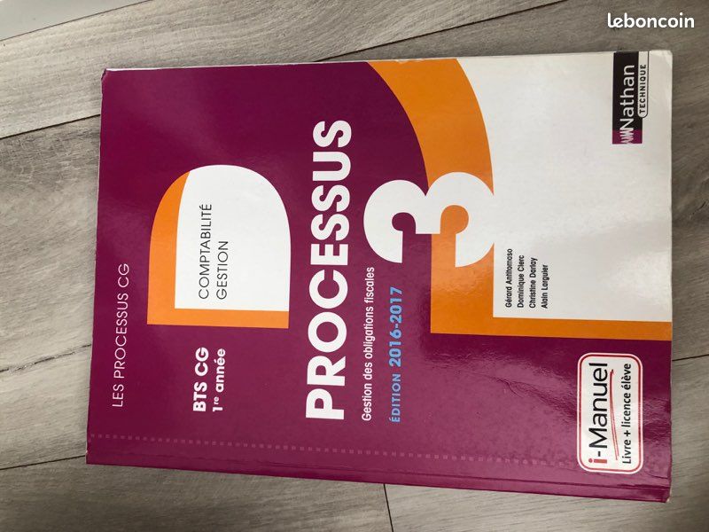 BTS CG comptabilité gestion (processus3) (image 2)