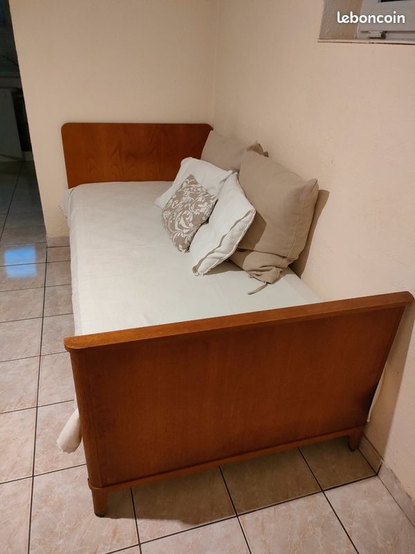 2 cadres de lit en bois (image 2)