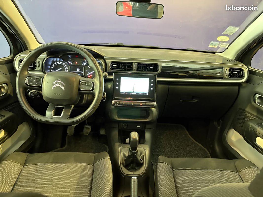 CITROEN C3 1.5 D 102ch FEEL - 2019 - Phares LED - Bluetooth - Climatisation - Régulateur de vitesse - GPS (image 19)