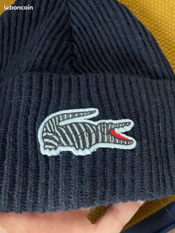 Bonnet Lacoste x National Geographic bleu Accessoires Bagagerie