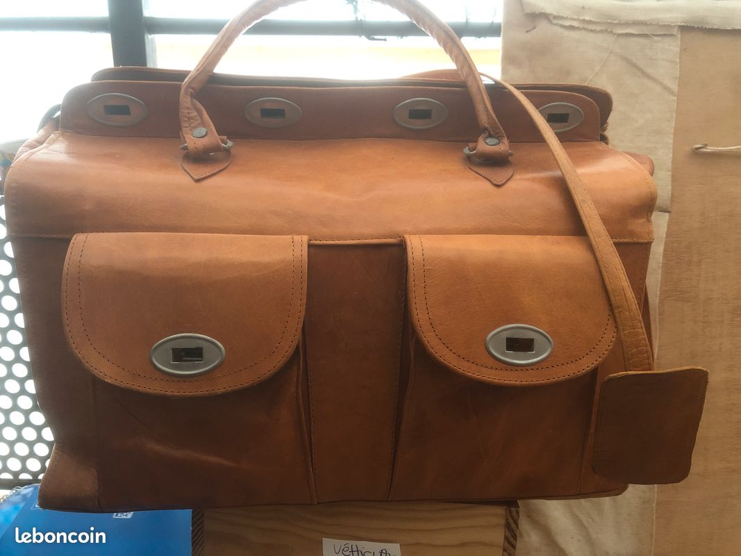 Sac vintage voyage medecin (image 1)