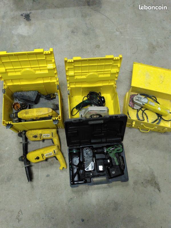 Lot outillages électroportatif (image 1)