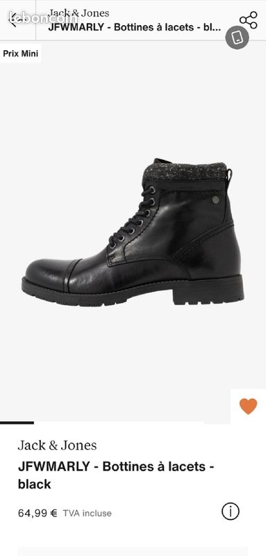 Chaussures cuir Jack&Jones (image 1)