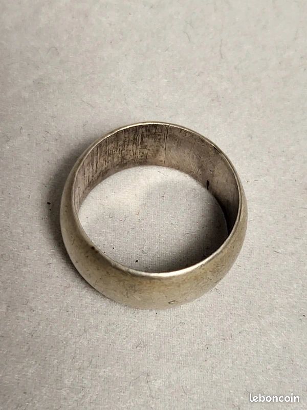 Anneau torsadé en Argent massif 925/1000- bague originale de créateur
