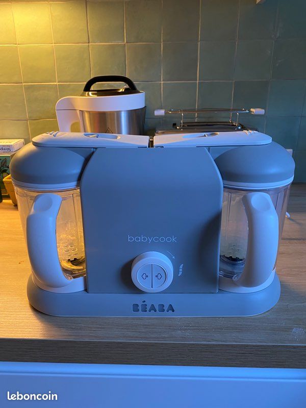 Mixeur Cuiseur Bébé Beaba Babycook duo plus grey (image 1)