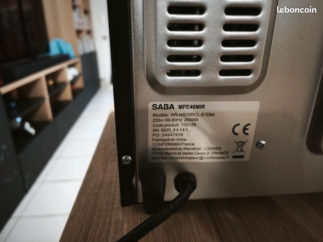 Mini-four / Four posable SABA MFE46MIR 46L - Très bon état (image 7)
