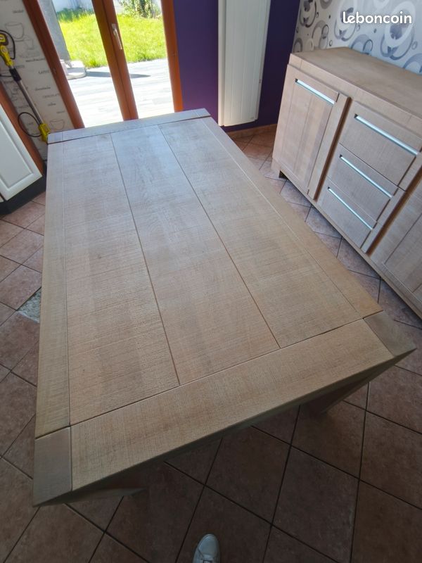 Ensemble Monsieur Meuble – Table extensible + Buffet 216 cm + Meuble TV (image 12)