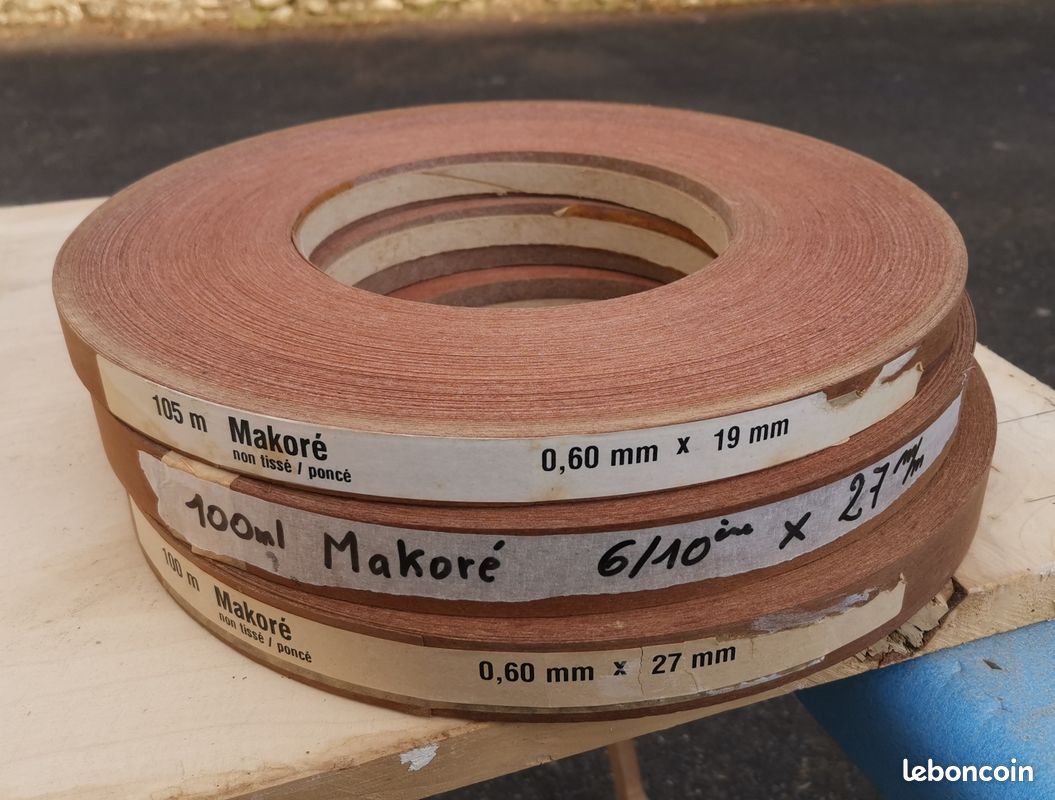 Rouleaux de placage bois et PVC (image 1)