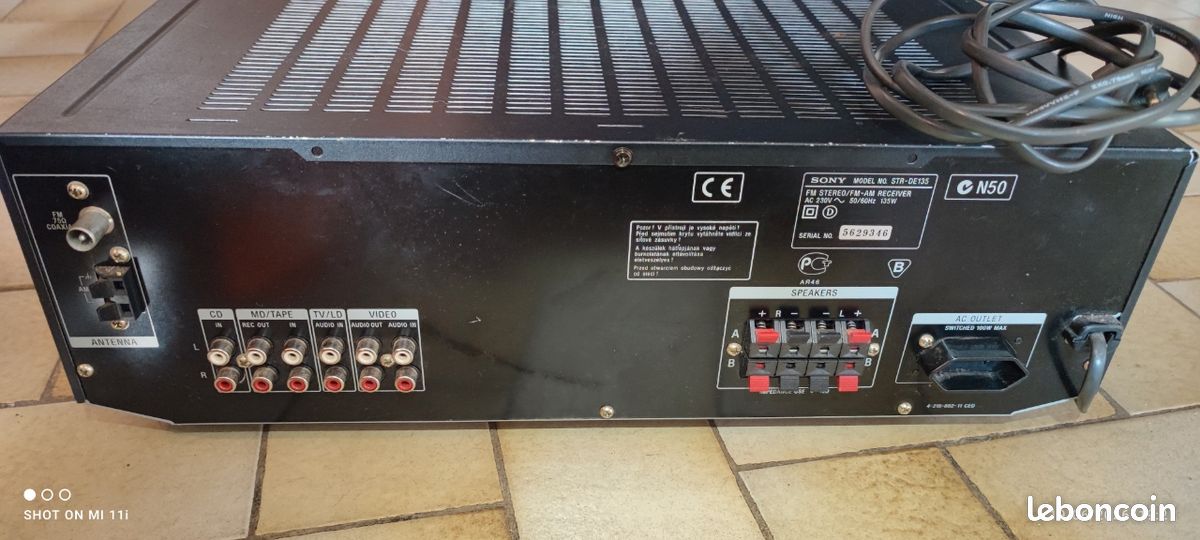 Ampli-tuner Sony STR-DE135 (image 2)