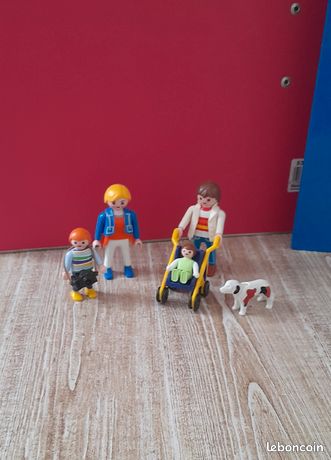 Playmobil 3209 - Famille et poussette - playmobil