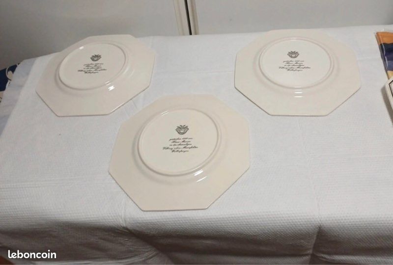 Assiettes Villeroy & Boch theme 4 saisons - Arts de la table
