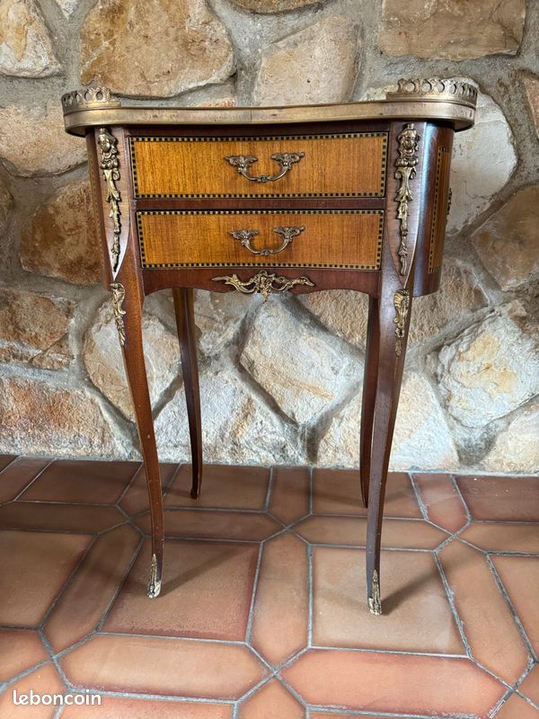 Table d’appoint style Louis XV Louis XVI (image 5)