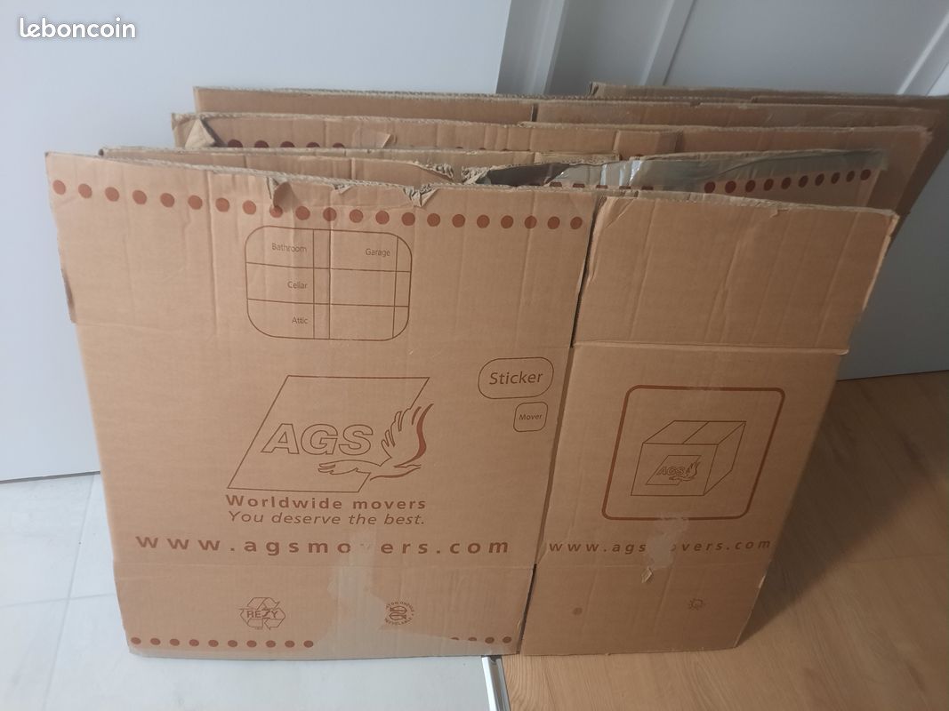 Donne cartons de déménagement (image 1)
