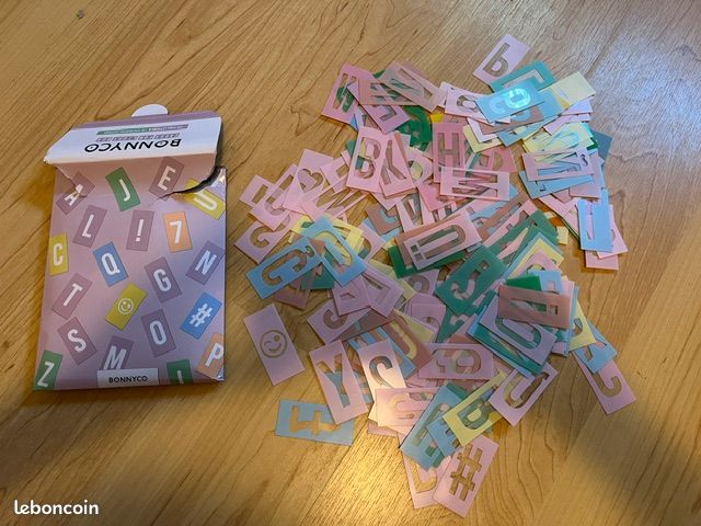 Light Box Rose avec 400 Lettres et Emojis + 2 Marqueurs (image 8)