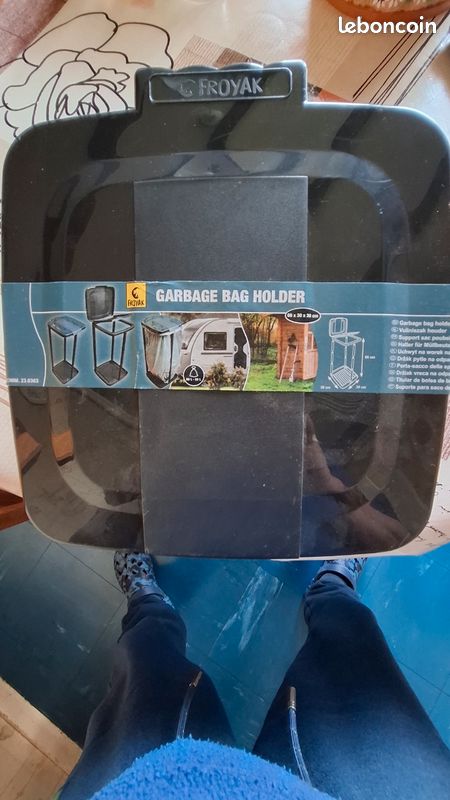 VBESTLIFE support de sac poubelle pliable Support de sac poubelle en