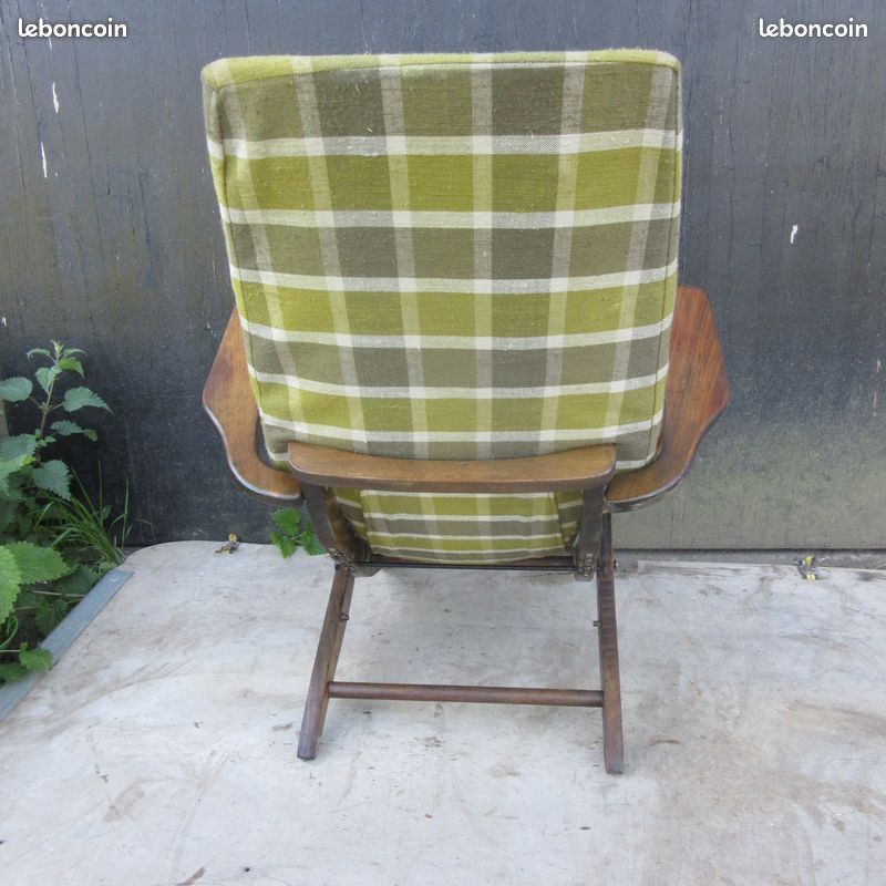Fauteuil orientable modulable relax scandinave années 50 60 à restaurer (image 4)