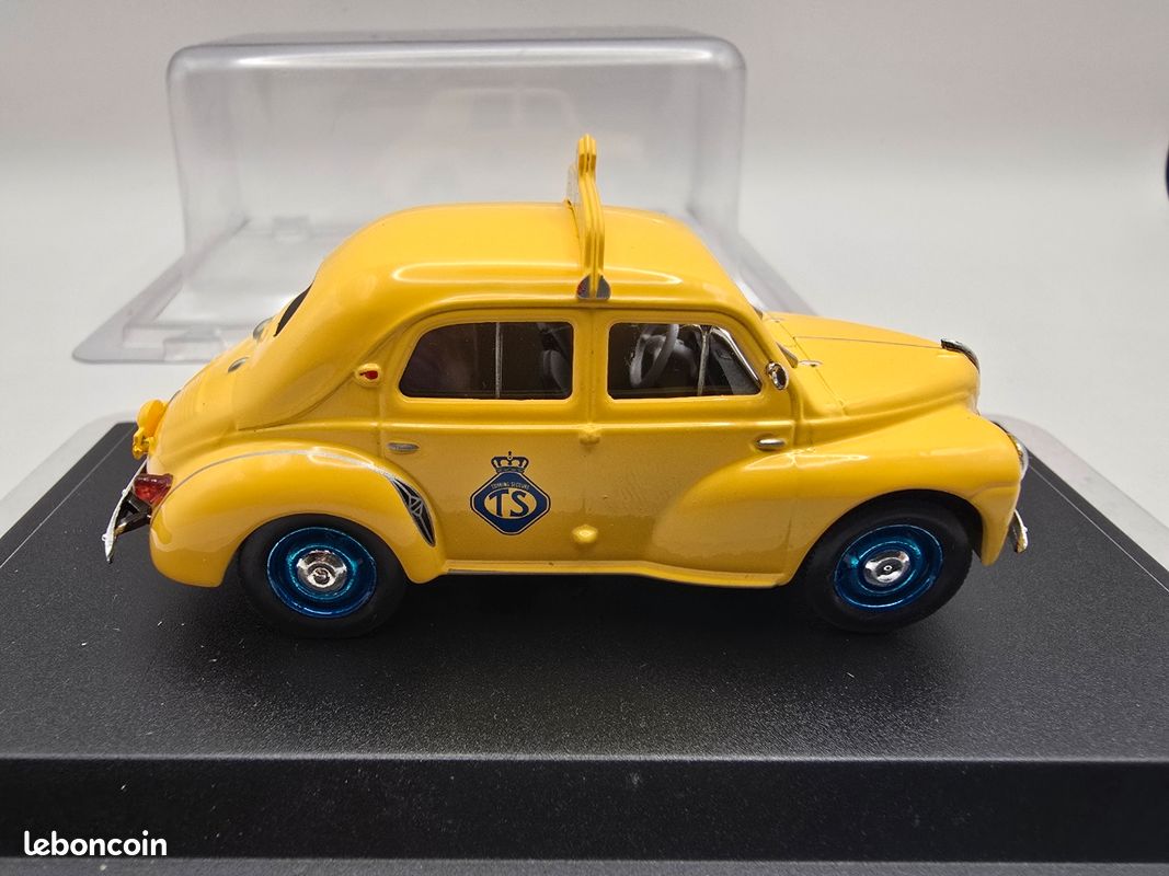 Miniature Eligor Renault 4CV Vacancière 1958 – 1/43 – Jaune – édition De Luxe – Occasion