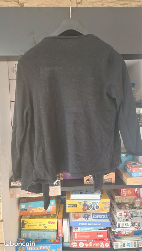 Gilet / cardigan noir Camaïeu femme taille M (image 5)