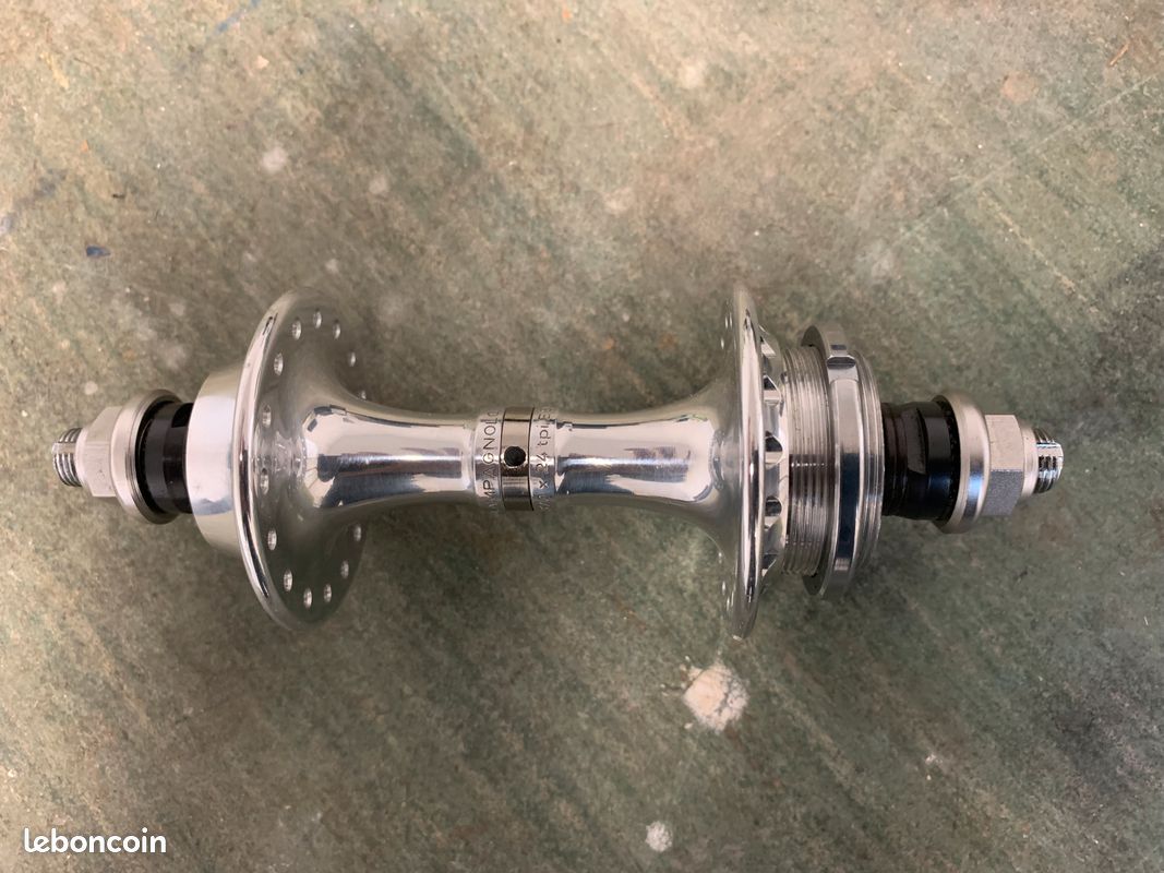 Moyeu Arrière Campagnolo Record Strada LFQR 24 Trous - NOS, Neuf, Vitesse 6