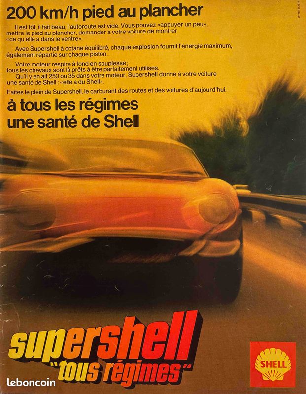 ❇️🔸⛽️ Super Shell 🇬🇧 ✦ Publicité originale 1969* ✦ (image 1)
