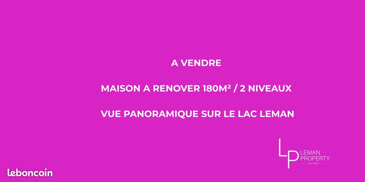 Maison 3 pièces 180 m² · à Thonon-les-Bains · 180 m² · 349 000 €
