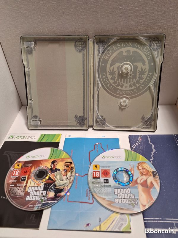 Grand Theft Auto 5 V Edition Spéciale Avec Steelbook Xbox 360
