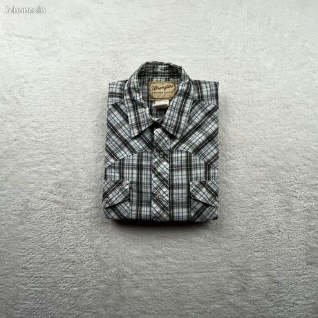 Wrangler Western Fashion Snap Chemise à carreaux brun - Canada