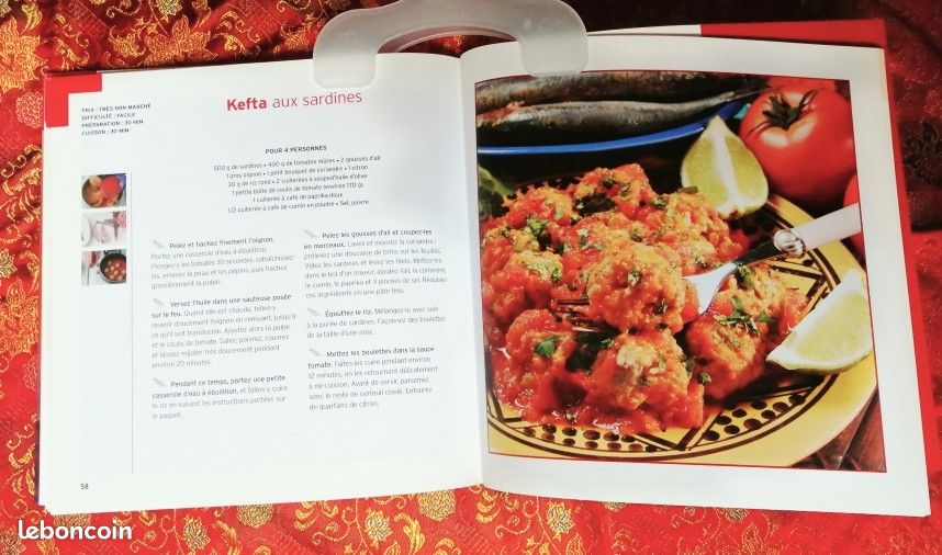 Lot 4 livres de cuisine: Cuisine et douceurs marocaines, Cuisine du Maghreb et Tajines (image 8)