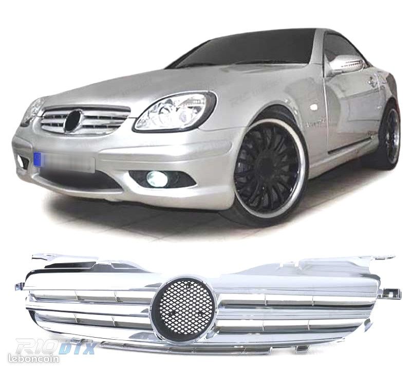 Calandre mercedes slk r170 96-04 look amg chromé 9cs7 - Équipement auto