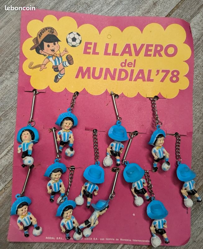 Mascotte Originale Coupe Du Monde Argentine 1978 - Jouet Vintage GAUCHITO - Rare