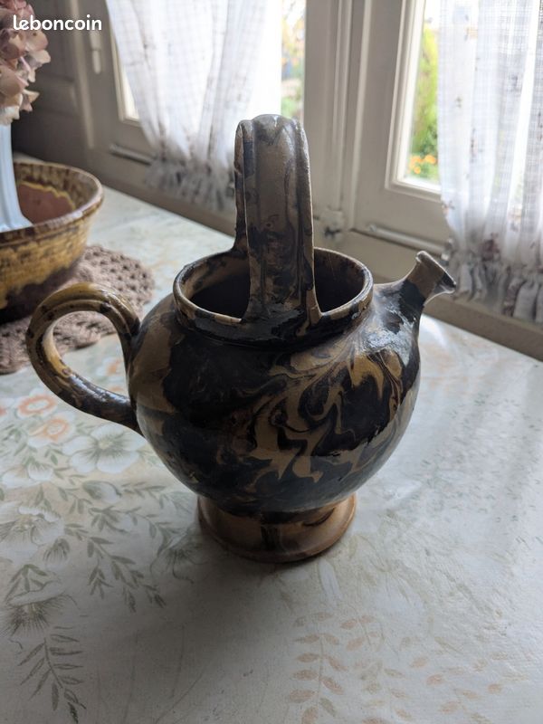 Pichet en terre cuite vintage (image 2)