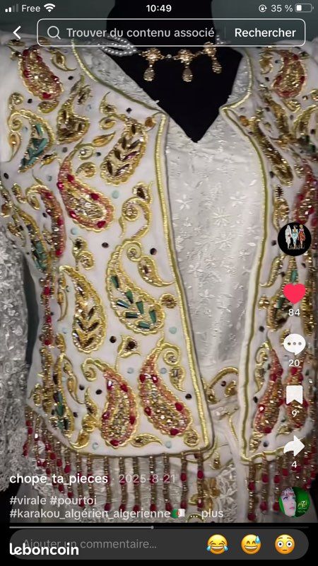 Ghlila algérienne robe (image 2)