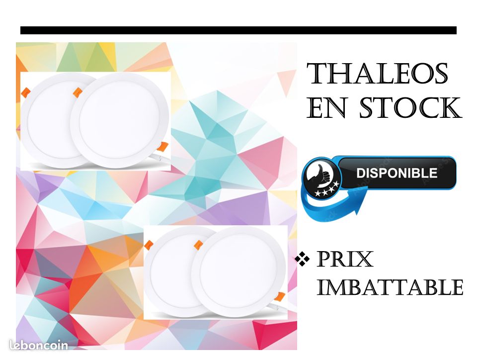 Spot LED Rond Slim Thaleos (image 1)