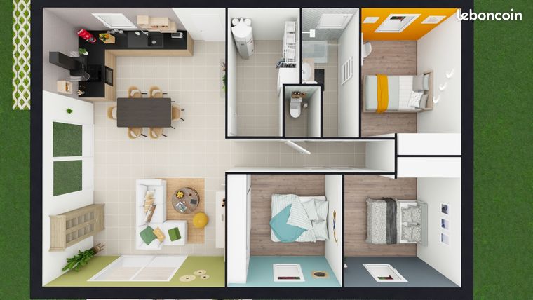 Maison 4 pièces 84 m²