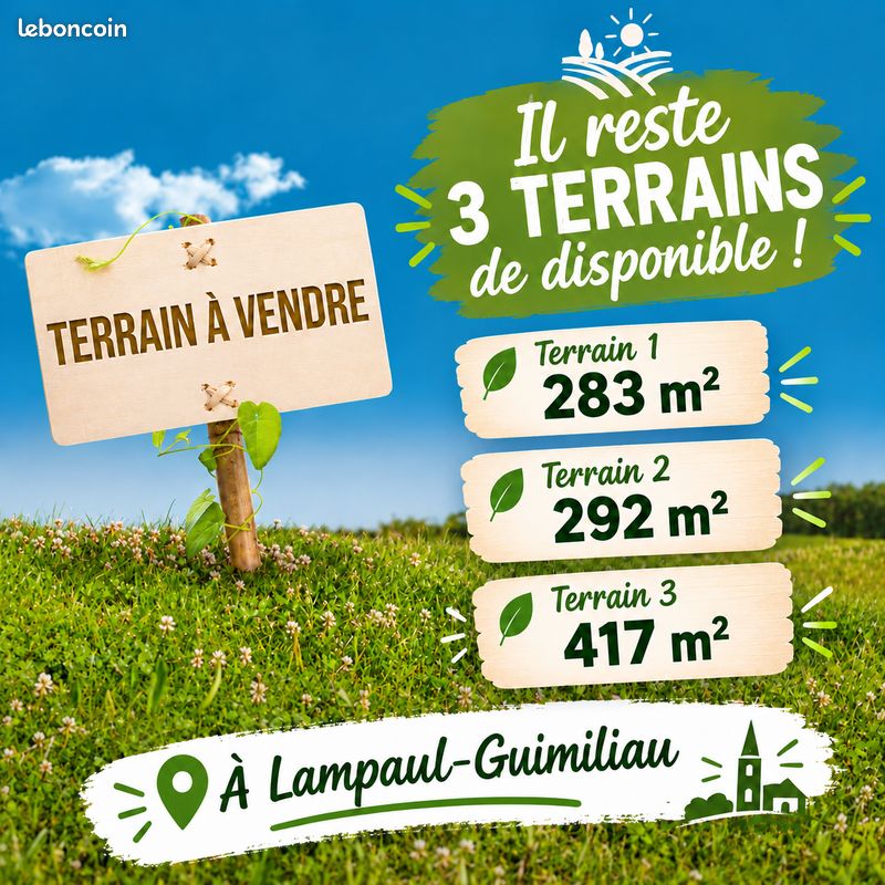Terrain 417 m² · à Lampaul-Guimiliau · 417 m² · 36 000 €