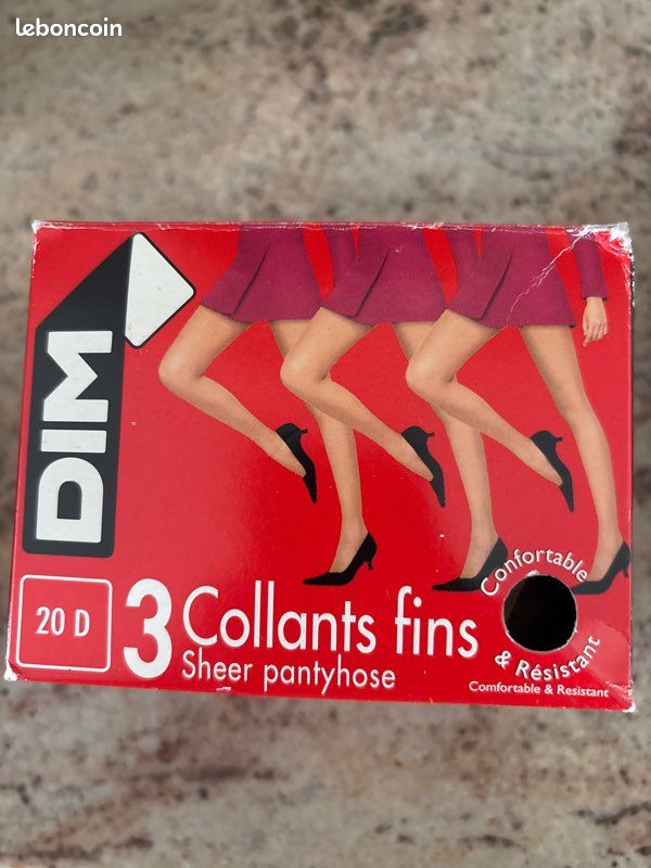 Lot De 3 Collants 20 Deniers Pierre Cardin – Taille 4-XL – Couleur Naturel – Neuf Avec Étiquettes