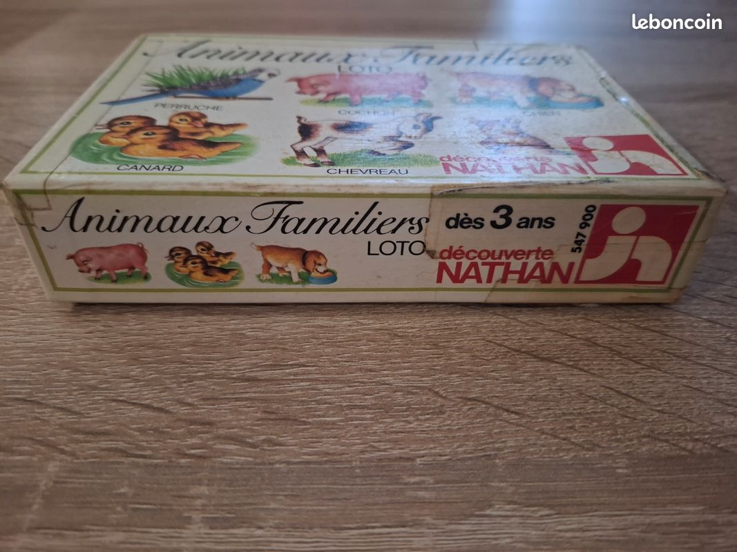 Ancien Jeu De Loto Comique Pour Enfant - Jouet Vintage