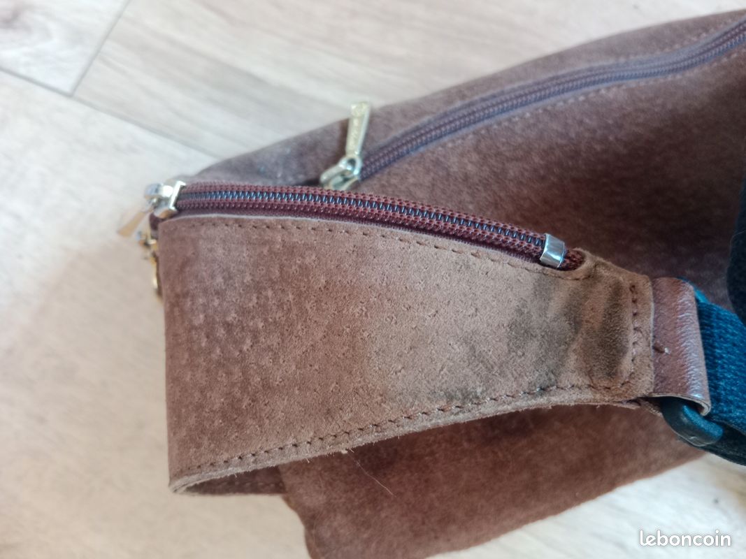 Sac banane Longchamp en nubuck (image 5)