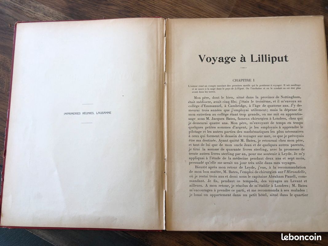 Voyages de Gulliver à Liliput et à Brobdingnac- Payot et Cie - Swift (image 3)